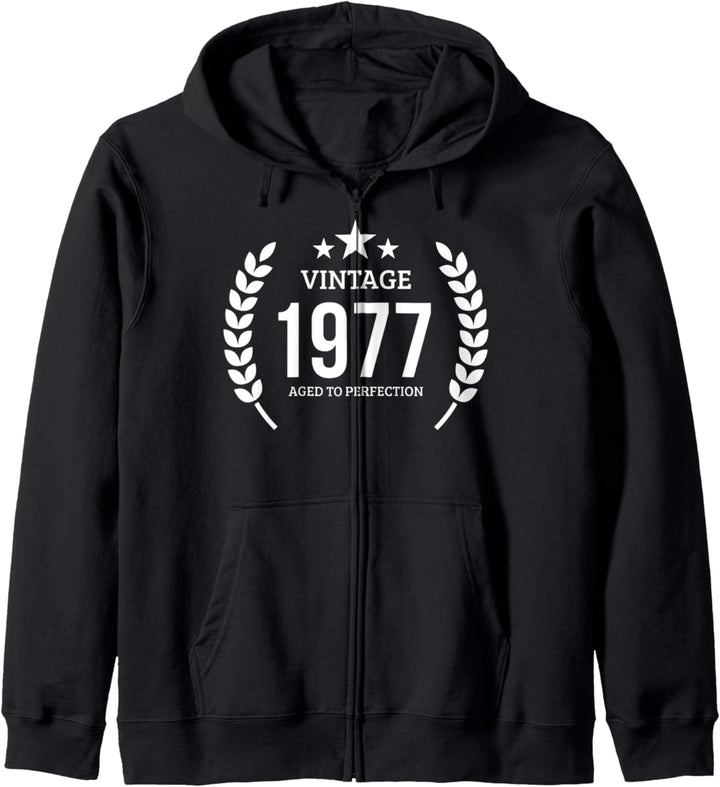 Geschenk zum 45. Geburtstag 1977 Kapuzenjacke