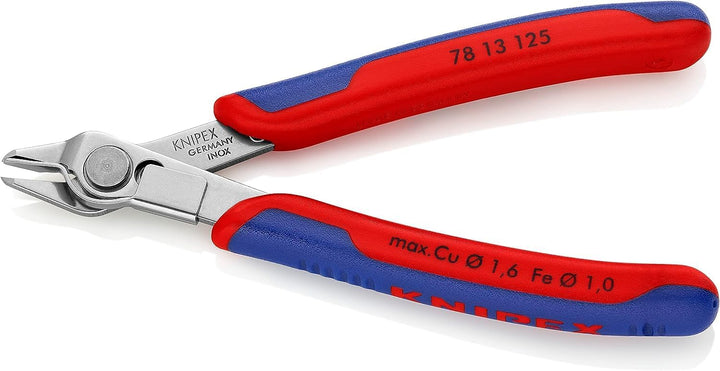 Knipex Electronic Super Knips® mit Mehrkomponenten-Hüllen 125 mm (SB-Karte/Blister) 78 13 125 SB Mit