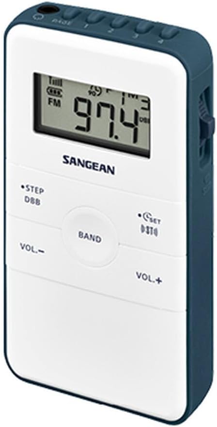 Sangean DT-140 Weiss/Blau (Pocket 140), Petite Taille