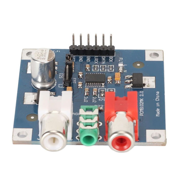 DAC Decoder Board I2S, 32bit 384K Digital-Audio-Modul mit 3,5mm Kopfhörerausgang für Stereoverstärke