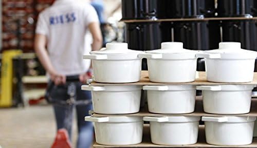 Riess, 2106-211, Topf mit Deckel, Durchmesser 24 cm, Inhalt 3.5 Liter, LIGHT GREY, AROMAPOTS, Trueho