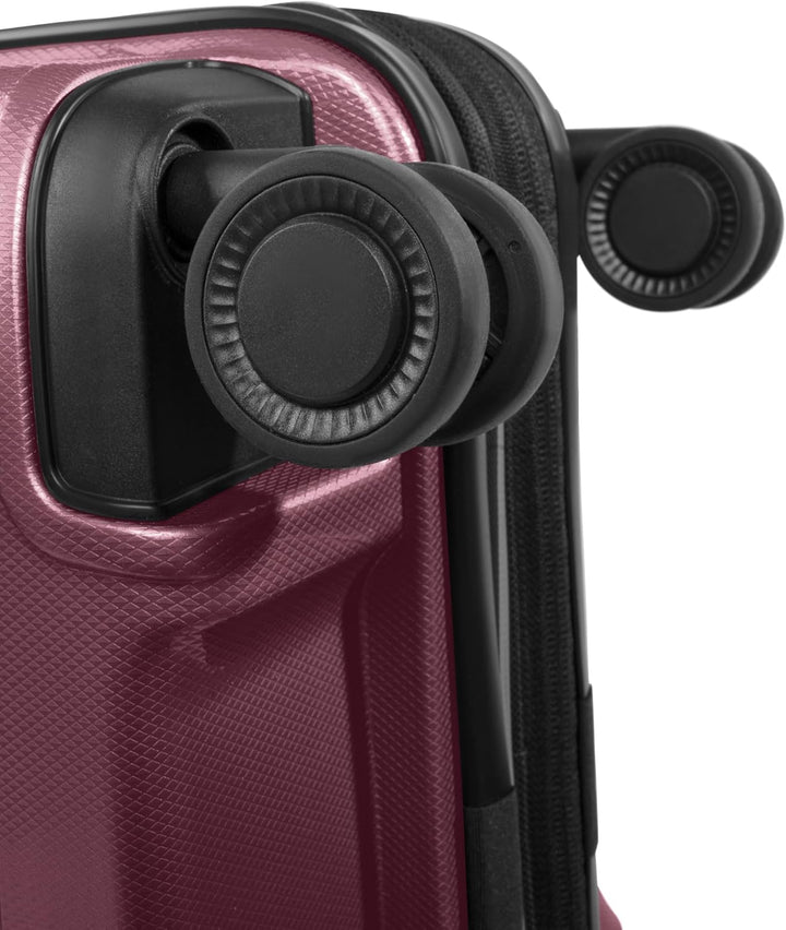 REDOLZ Hartschalen Koffer-Set 3-teilig erweiterbar | Dehnfalte, Doppelrollen, sehr leicht, Essential