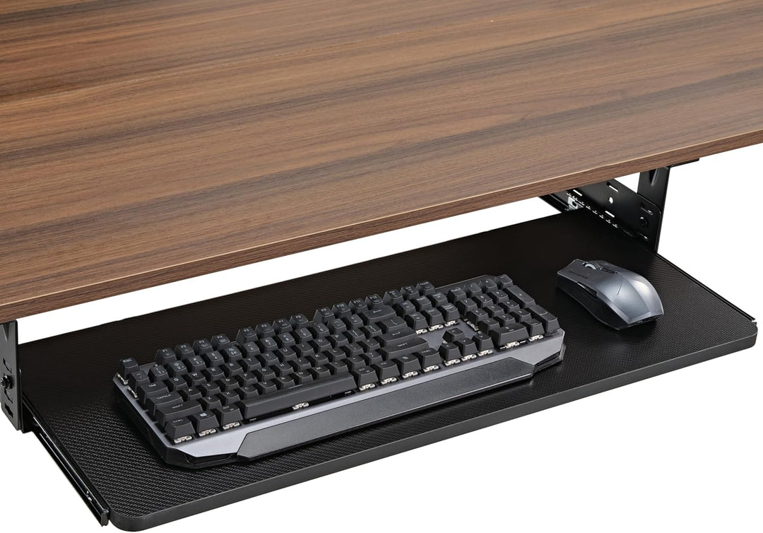 EUREKA ERGONOMIC Tastaturablage Ausziehbare für unter den Schreibtisch, 71x28 cm grosse Computer tas