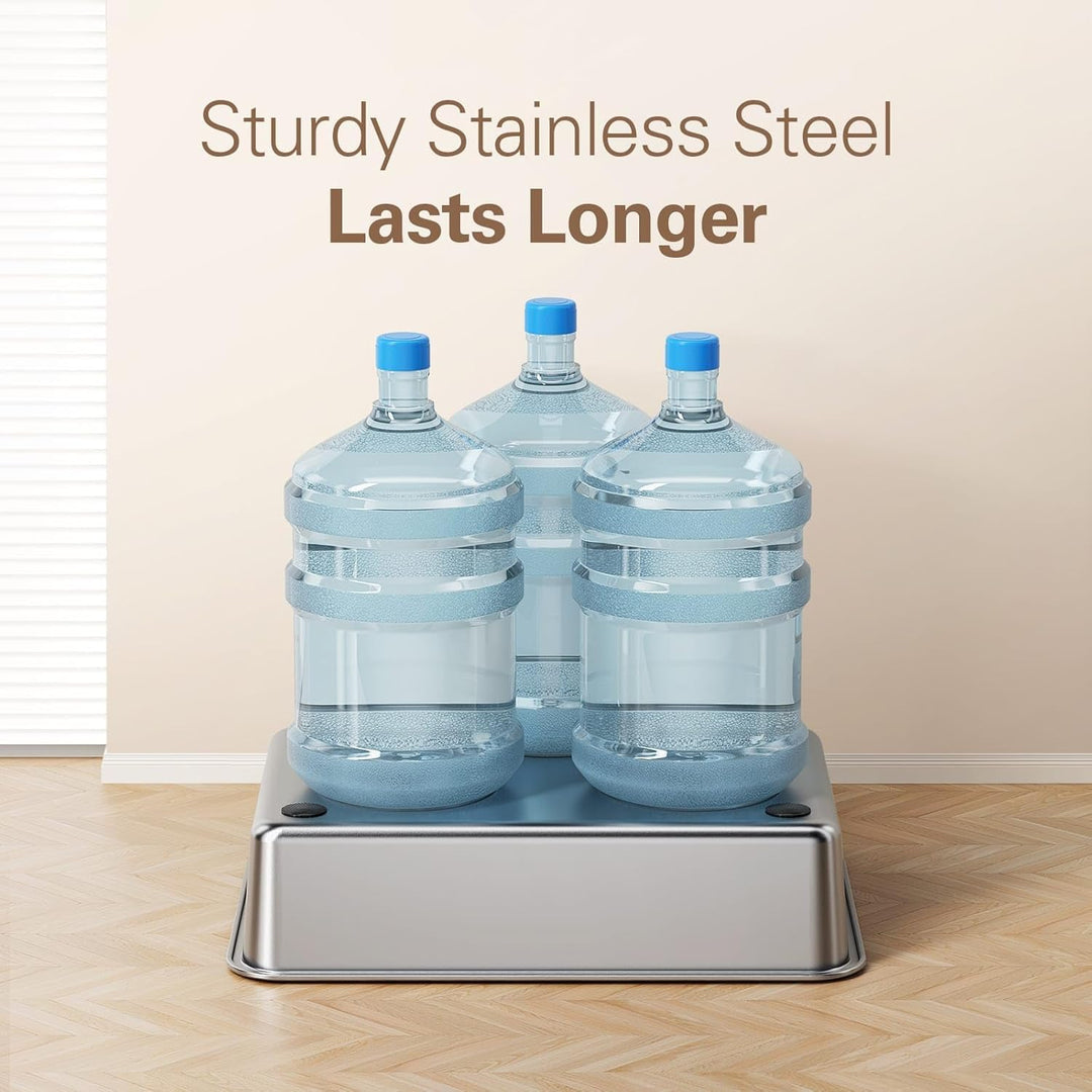 Zarler Edelstahl Katzenklo mit Deckel, 58 L x 37 W x 26 H cm XXL Katzenklo Edelstahl, Katzentoilette