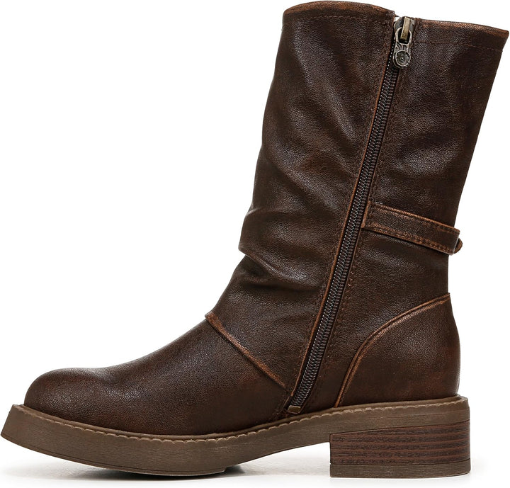 Blowfish Malibu Venice Damen Motorradstiefel mit Nieten, Braun