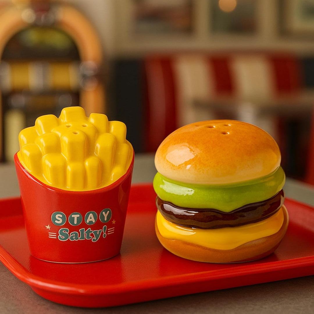 MIJOMA Salz- & Pfefferstreuer Set - Stilvolles Porzellandesign, Lebensmittelecht, Einfach zu Befülle