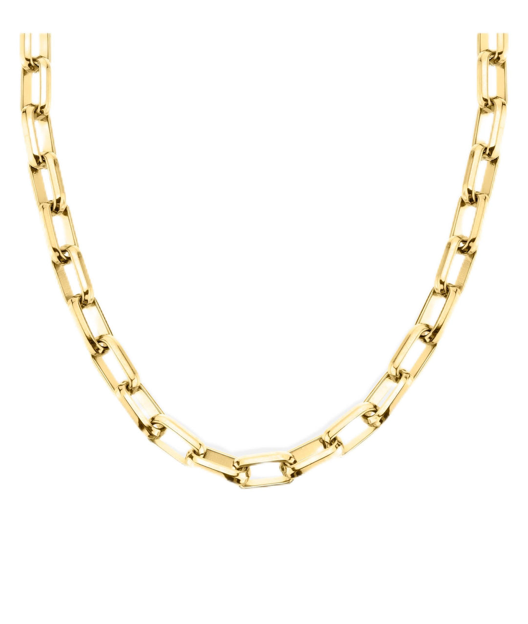 LIEBESKIND Berlin Halskette LJ-1086-N-50 Silber Gold Basic Link, Gold Basic Link