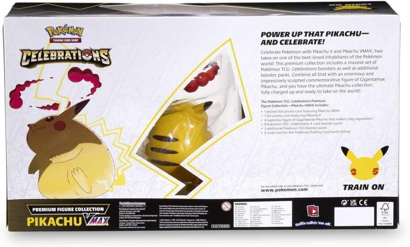 Pokémon 25th Anniversary Celebrations Premium Figure Collection Pikachu VMAX Box - EN