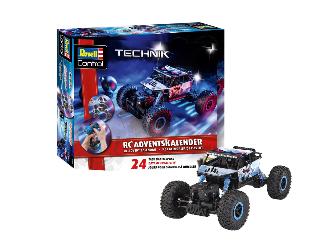 Revell 1052 Adventskalender RC Crawler I Ferngesteuertes für Bastler I für Jungen, Mädchen & Erwachs