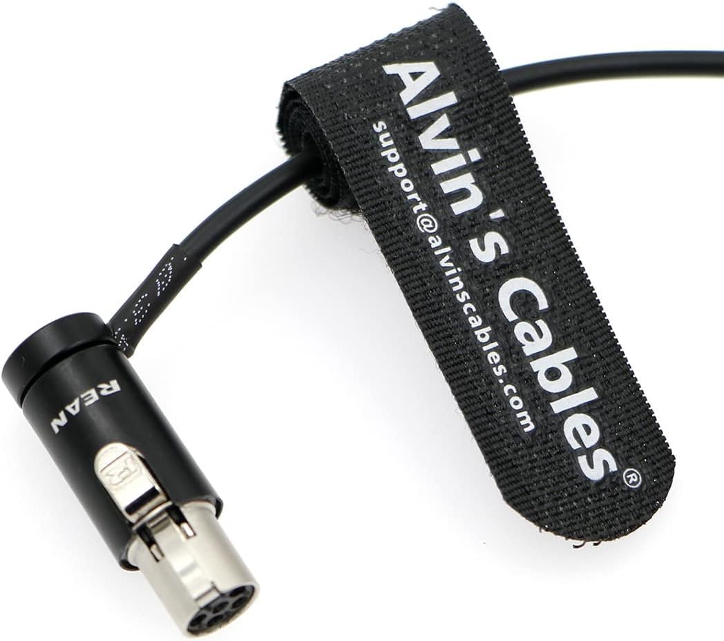 Alvin's Cables Low-Profile TA5F auf 3,5 mm TRS-Audiokabel für Lectrosonics-DCHR-Empfänger, SMQV-Tran