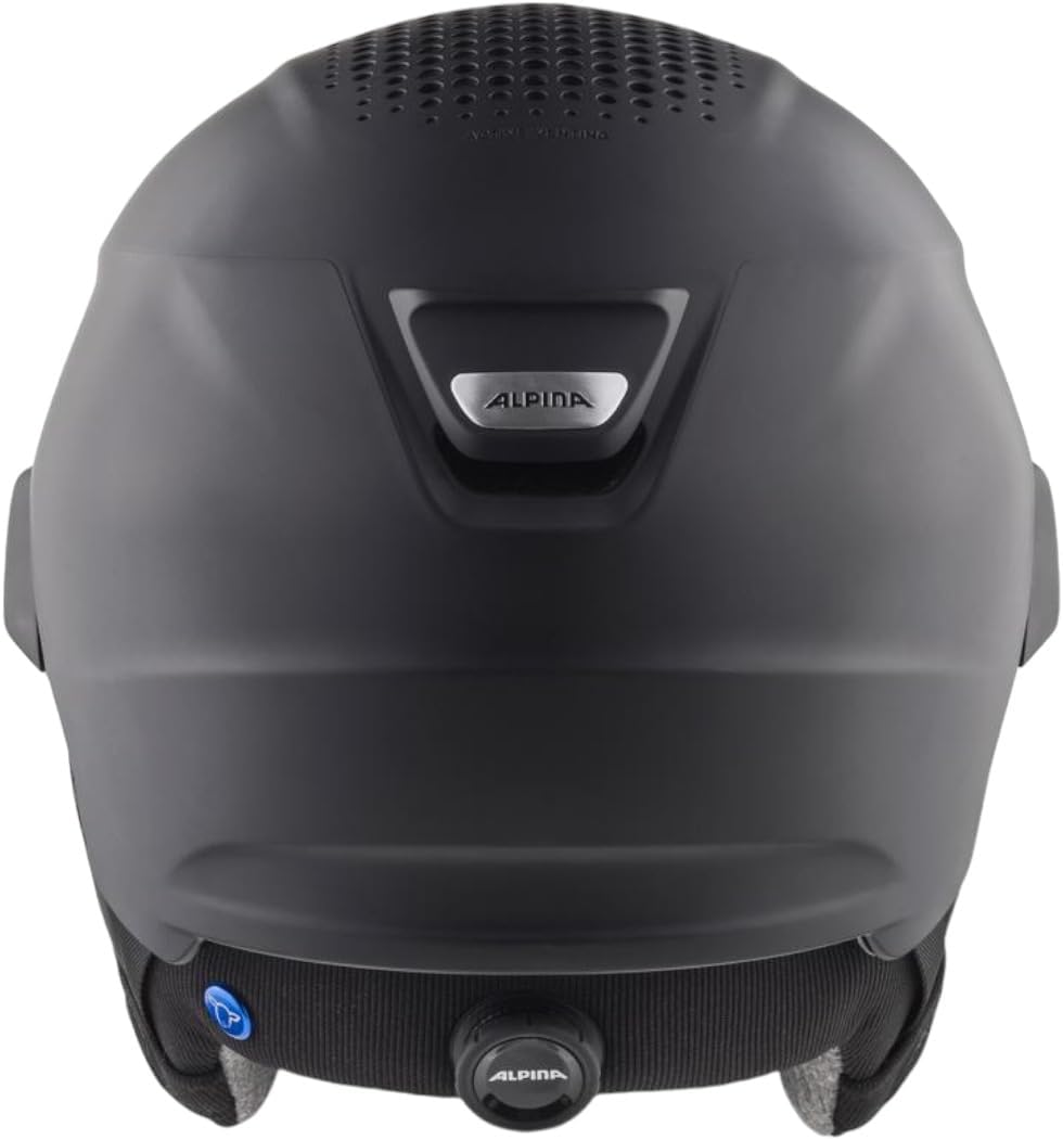 ALPINA Unisex - Erwachsene, ALTO QV Skihelm black matt 51-55 cm, black matt 51-55 cm