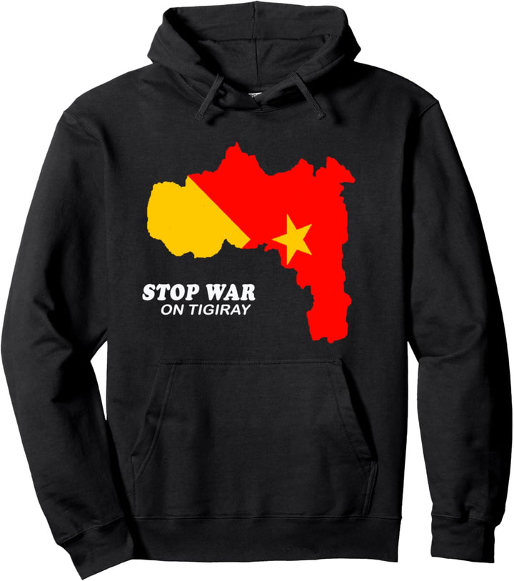 Stop war in tigray Ethiopia Pullover Hoodie