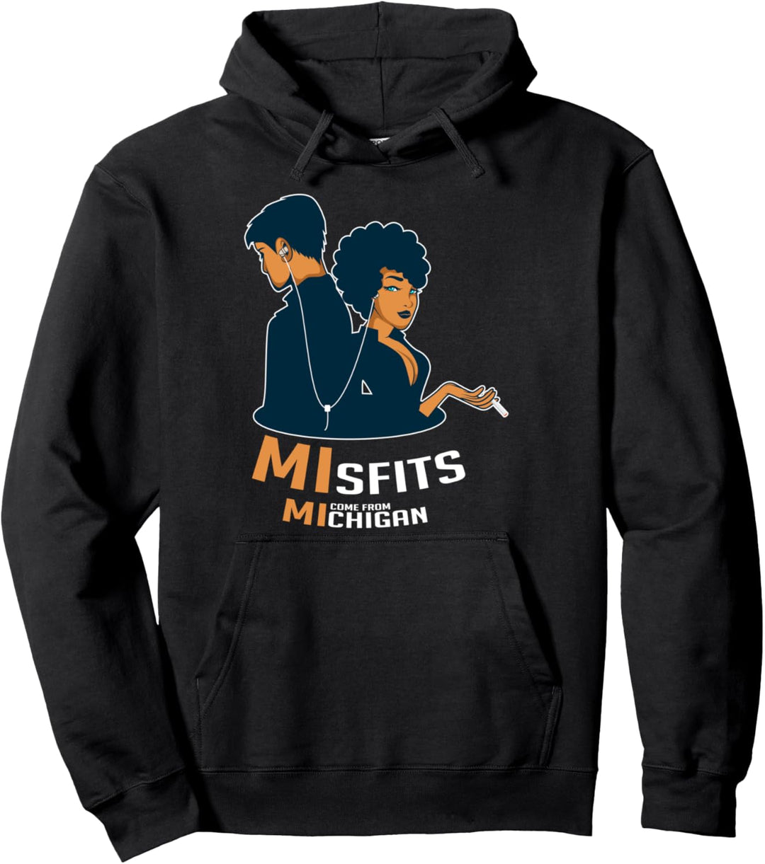 Misfits Michigan Misfit oder Exceptionisten Pullover Hoodie