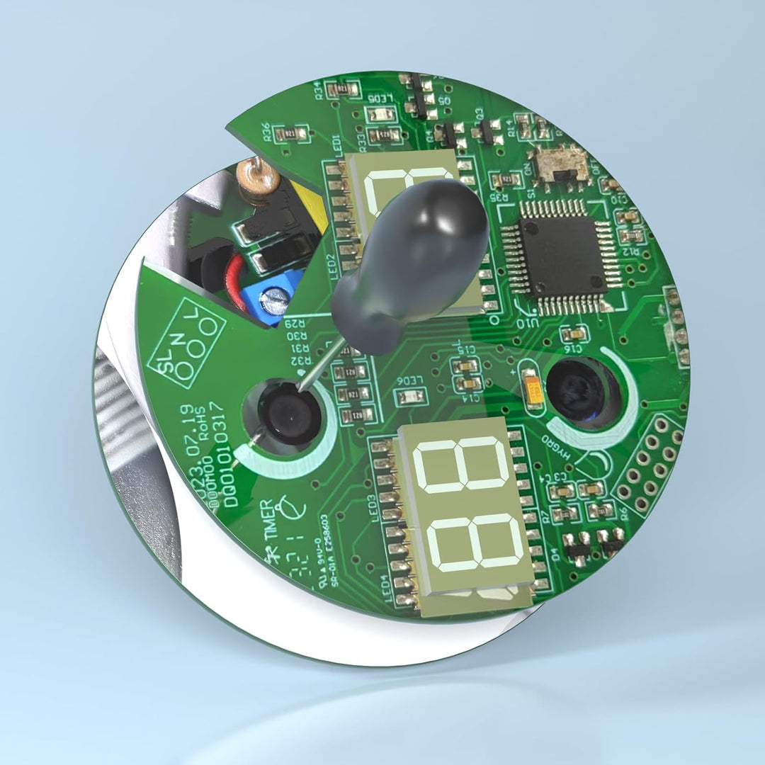 Badlüfter mit Feuchtigkeitssensor 100mm, Automatischer Badezimmer Lüfter mit Nachlauf-Timer, Leise 3