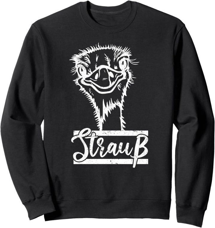 Vogel Strauss Laufvogel - Vogelstrauss Grosser Emu Sweatshirt