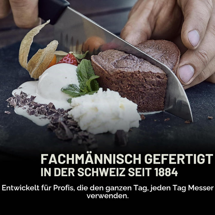 Santokumesser, geschmiedet, mit Kullenschliff,