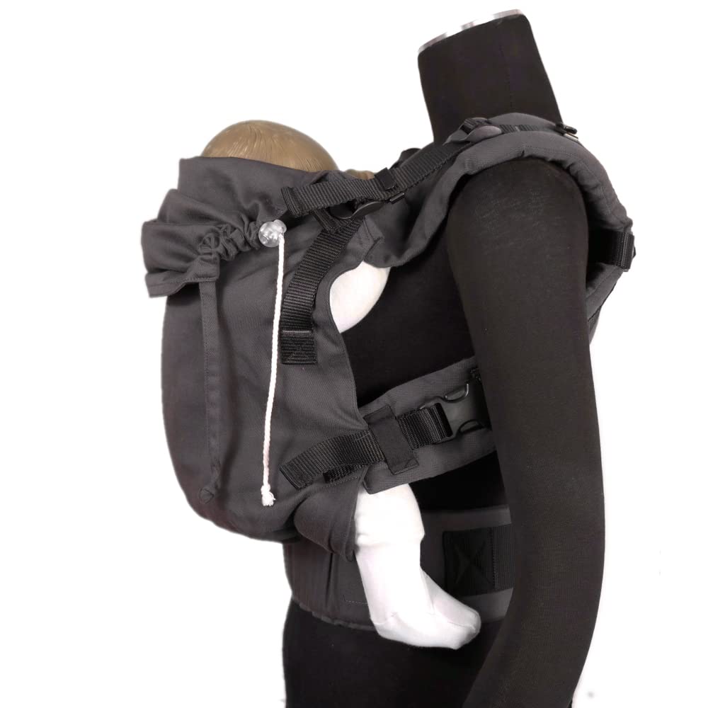 Didymos DidyFix Babytrage - Fullbuckle Tragehilfe in Mocca- für Neugeborene ab Geburt von 50-86 cm -