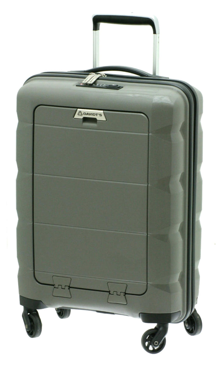 Bowatex Aktenkoffer Pilotenkoffer Laptop Koffer Trolley Grau Anthrazit 54 cm