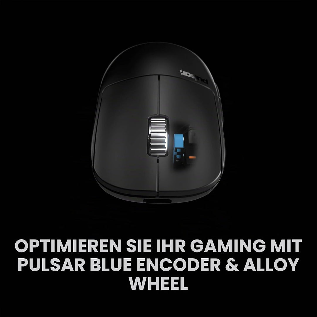 Pulsar Gaming Gears X2A v3 ES kabellose Gaming-Maus, Ultraleicht, optischer Schalter, 32000 DPI, 750