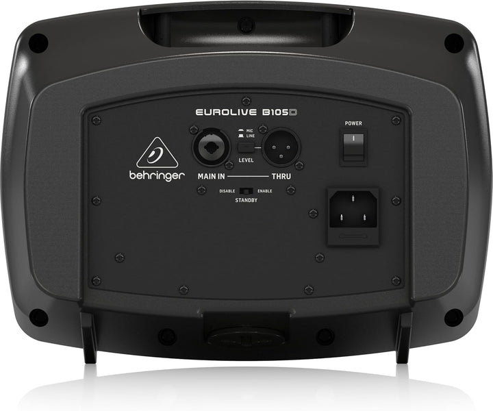 Behringer B105D Ultrakompakter 50-Watt-PA/Monitor-Lautsprecher mit MP3-Player und Bluetooth-Audio-St