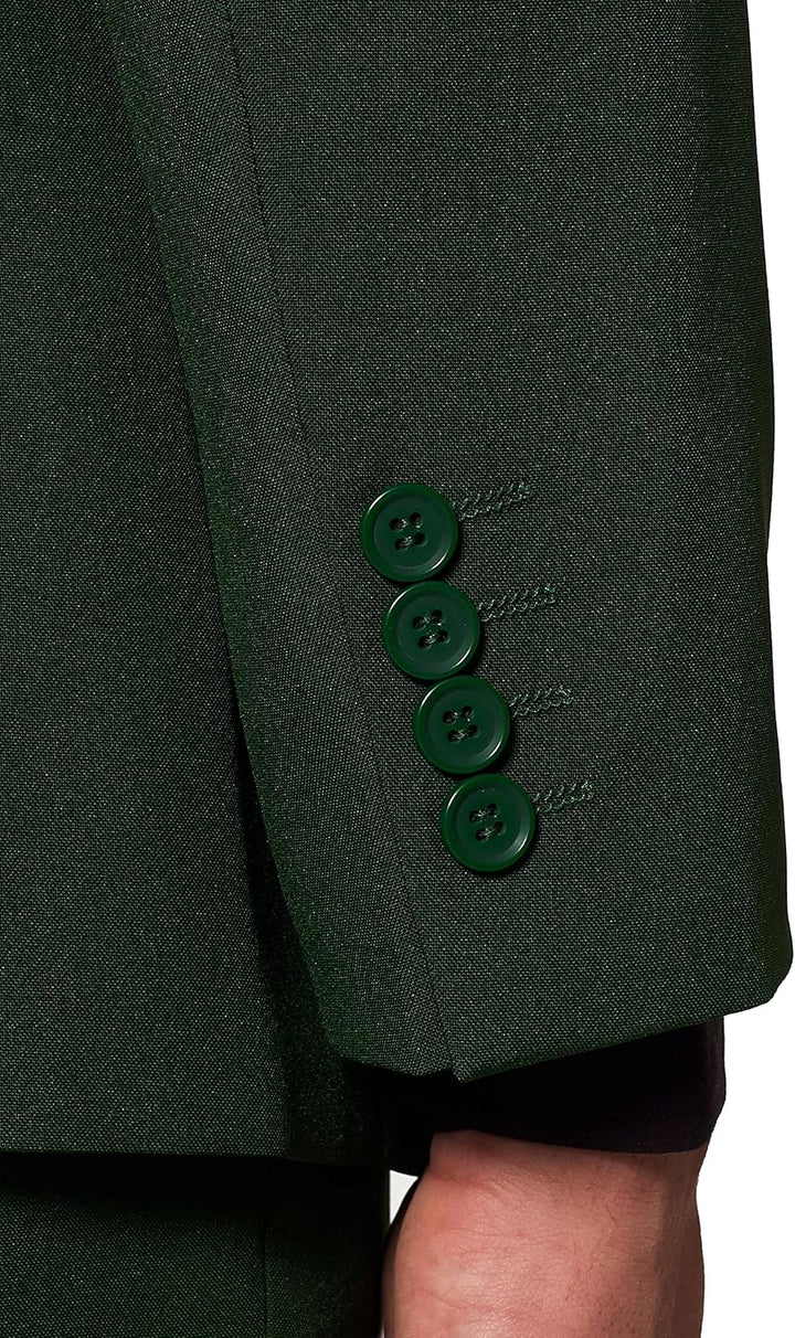 OppoSuits Herren Opposuits Halloween Suit For Men in Creepy And Stylish Print Anzug 48 Glorious Gree