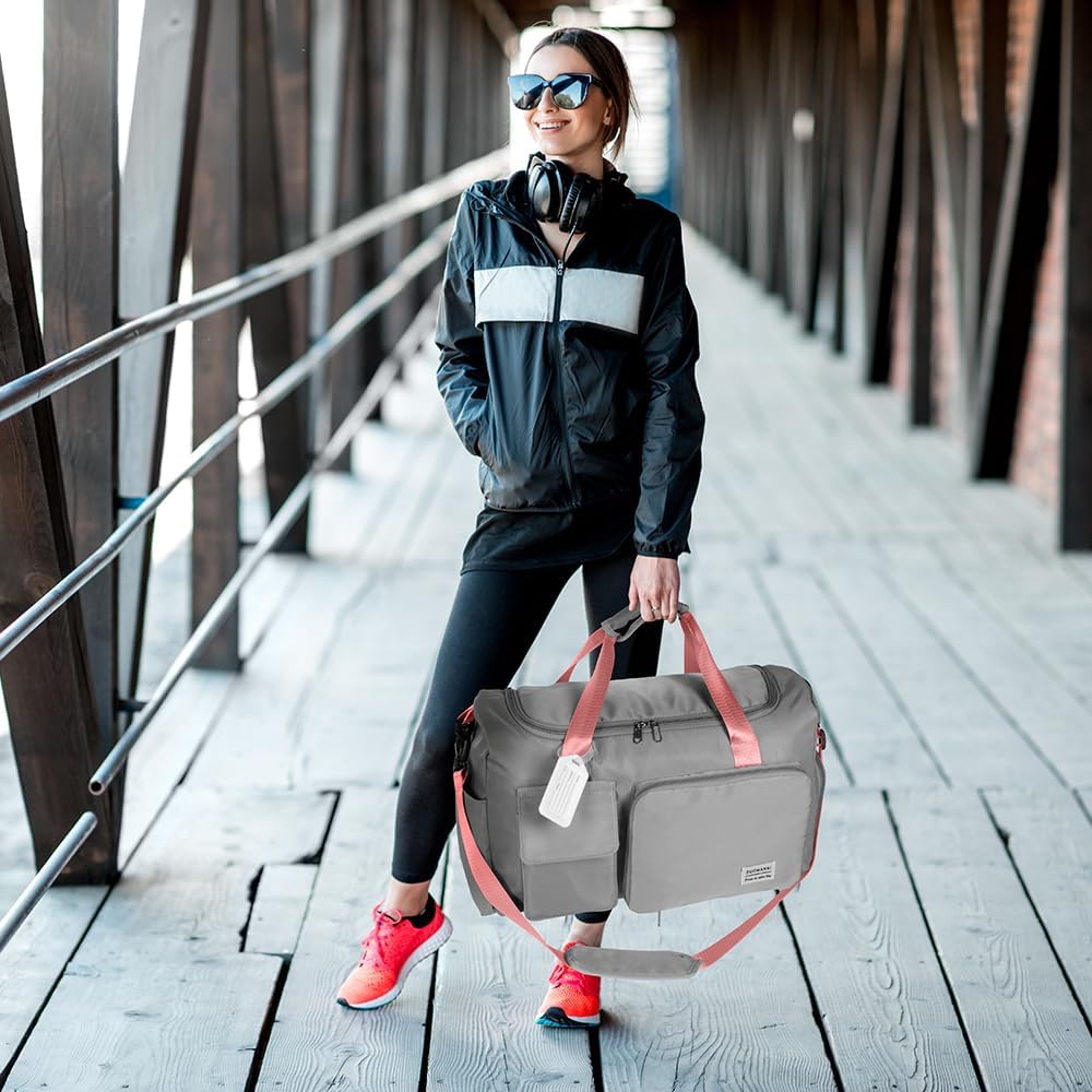Flintronic 36L Faltbare Reisetasche Gepäcktasche Grosse Weekender Übernachtungstasche Urlaubstasche