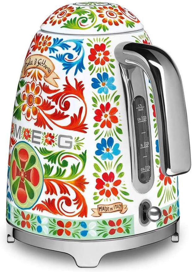 SMEG KLF03DGEU Wasserkocher, 18/8 Stainless Steel, 1.7 liters 1.7 Liter Mehrfarbig, 1.7 Liter Mehrfa