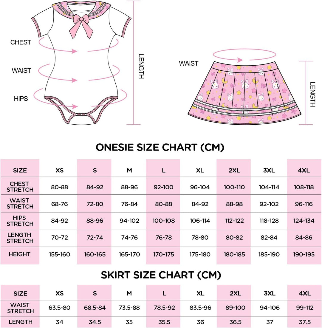 LittleForBig Baumwolle Strampler Onesie Pyjamas Bodysuit - Klassische Japanische Schulmädchen Kleid