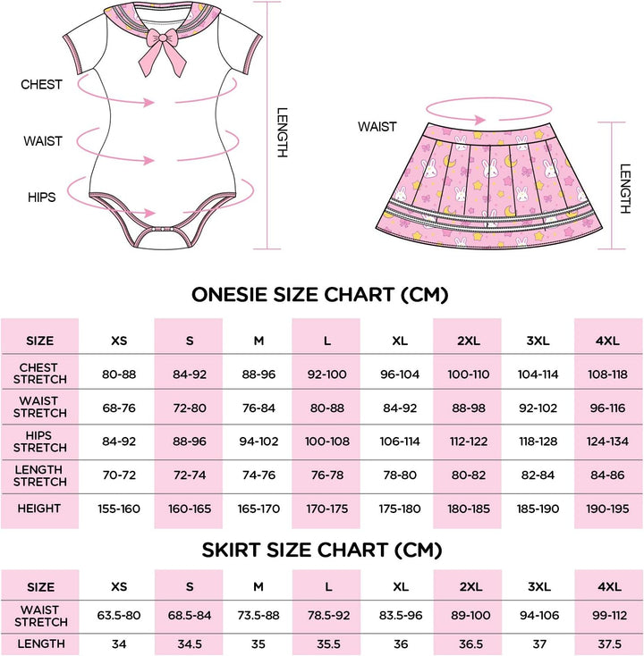 LittleForBig Baumwolle Strampler Onesie Pyjamas Bodysuit - Klassische Japanische Schulmädchen Kleid