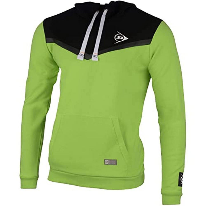 Dunlop Sports Kinder Essential Line Kids Hooded Sweat 128 Hellgrün/Anthrazit, 128 Hellgrün/Anthrazit