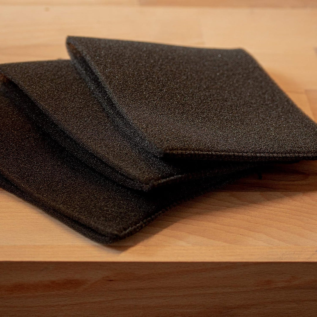 FixedByU Schaumfilter Schaumstofffilter Filter Set Ersatz Nassfilter zum Nasssaugen Staubsaugen im 3