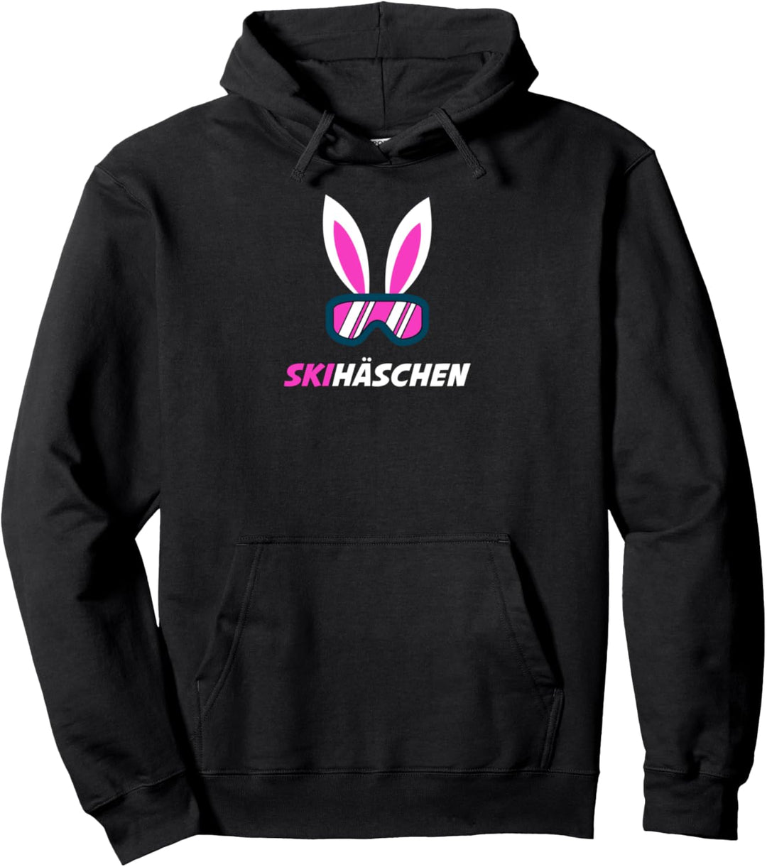 Ski Häschen mit Skibrille - Apres Ski, Ski Piste, Party Pullover Hoodie