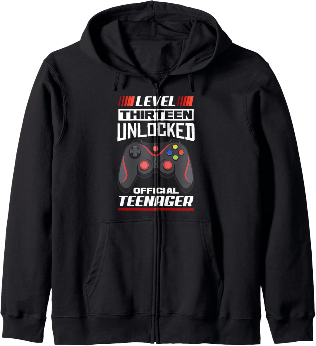 13. Geburtstag Jungen Retro Zocker Gamer Geburtstags Kapuzenjacke