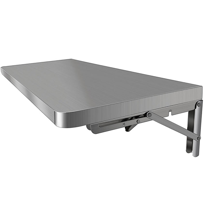 SARKEY Klappbarer Wandtisch, Wandklapptisch Aus Rostfreier Stahl,Wandklapptisch Wand Montierter Klap