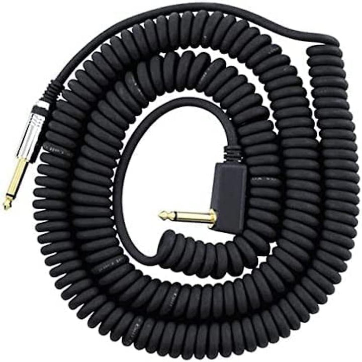 Vox - VCC090BK - 9m Vintage Coiled Cable with Mesh Carry Bag - Black schwarz, schwarz