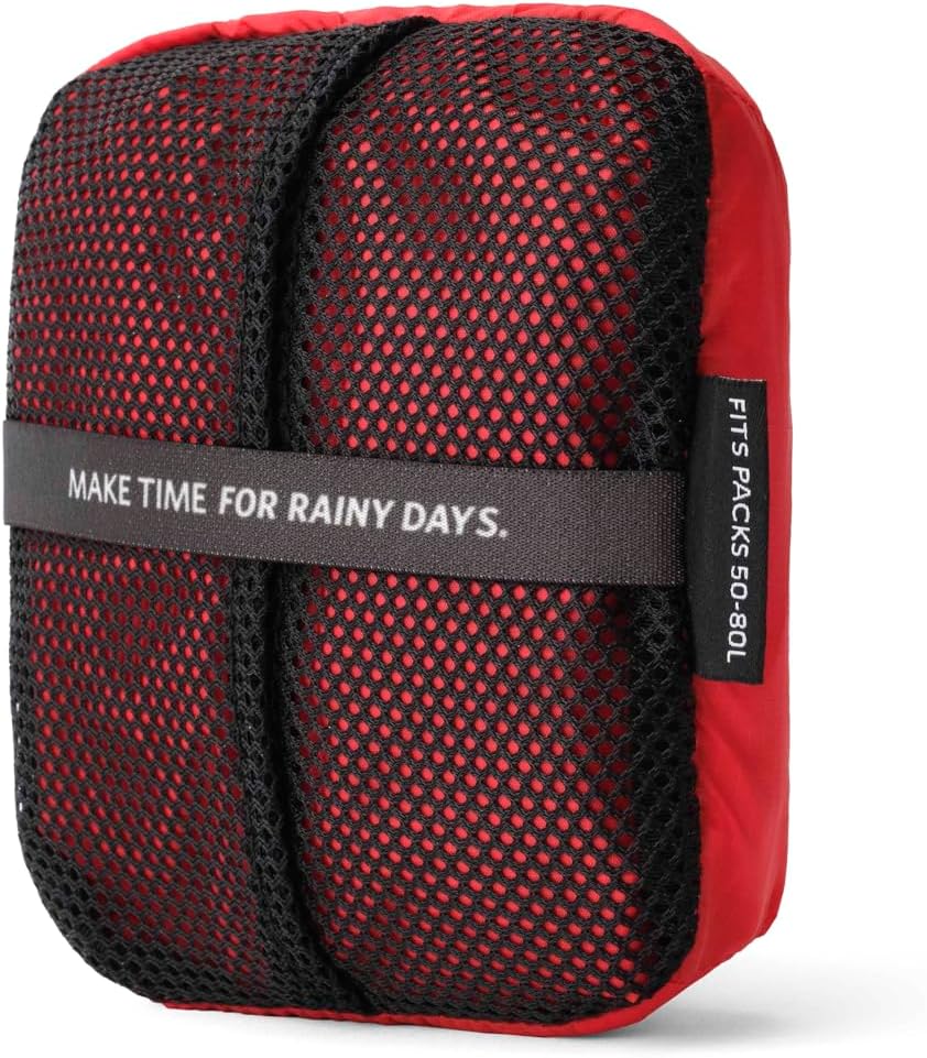 Gregory Trial Accessories - Raincover - wasserdichte, reflektierende Regenhülle für Rucksack Rot (Be