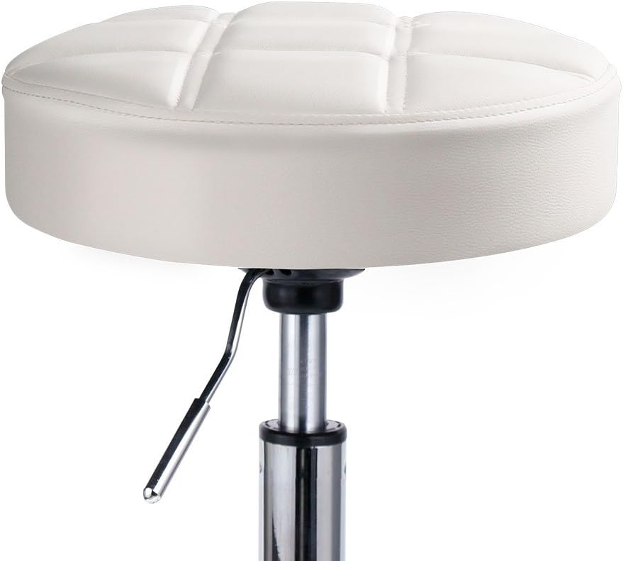 Leader Accessories Drehhocker höhenverstellbar Rollhocker Funktionaler Arbeitshocker Studiohocker im