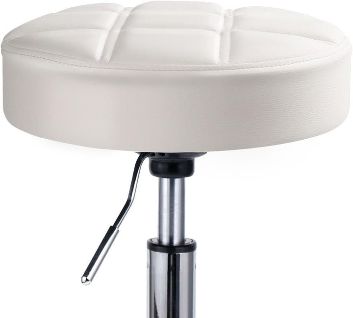 Leader Accessories Drehhocker höhenverstellbar Rollhocker Funktionaler Arbeitshocker Studiohocker im