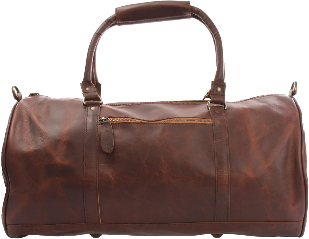 LECONI Reisetasche für Damen & Herren Ledertasche Weekender gross Sporttasche Männer + Frauen Handge