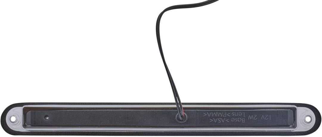 HELLA - Zusatzbremsleuchte - LED - 12V - Einbau - Lichtscheibenfarbe: glasklar - LED-Lichtfarbe: rot