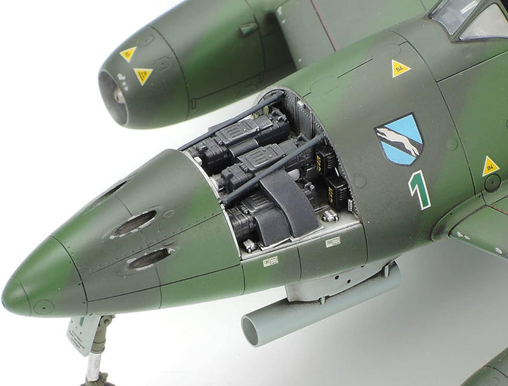 Tamiya 300061087 Militär 300061087-1:48 WWII Deutsche Messerschmitt Me262 A-1A,originalgetreue Nachb