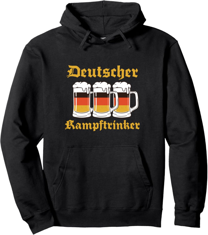 Lustiges Deutschland Bier Design - Deutscher Kampftrinker Pullover Hoodie