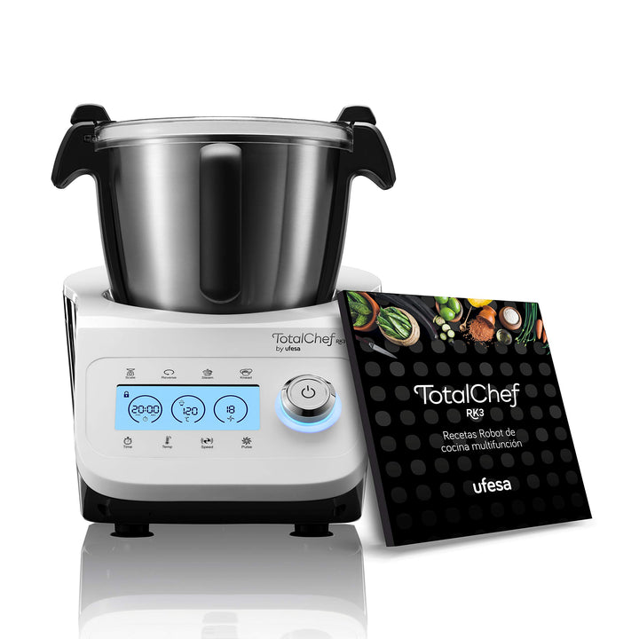 Ufesa TotalChef RK3 Multifunktions-Küchenmaschine, 30 Funktionen, Kapazität 3,5 l, LCD-Display mit T