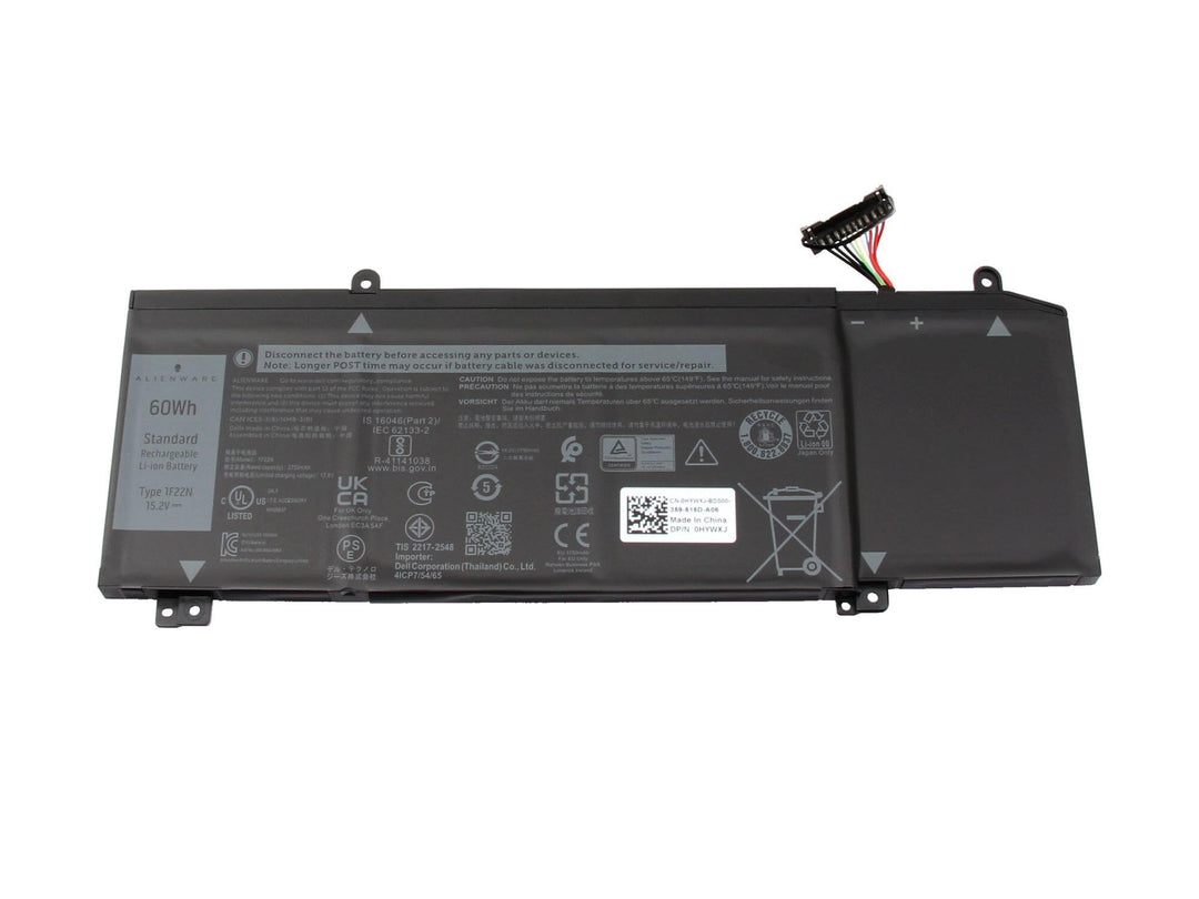Dell 1F22N Original Akku 60Wh für G5 15 (5590)