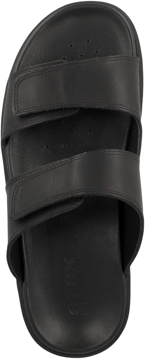 Geox Herren U Xand 2s Sandal 44 EU Schwarz, 44 EU Schwarz