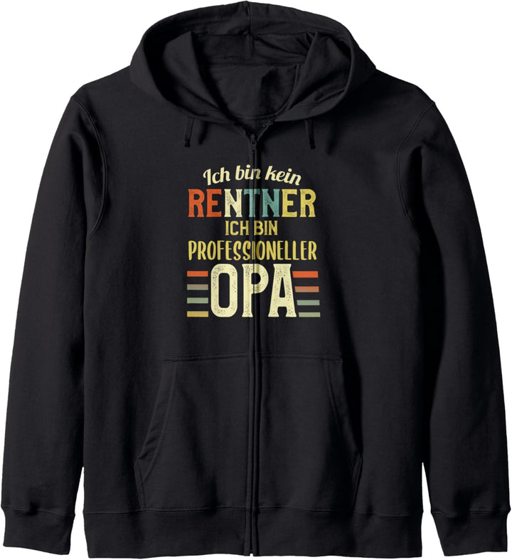 Kein Rentner Sondern Opa Ruhestand Geschenke Herren Lustiges Kapuzenjacke