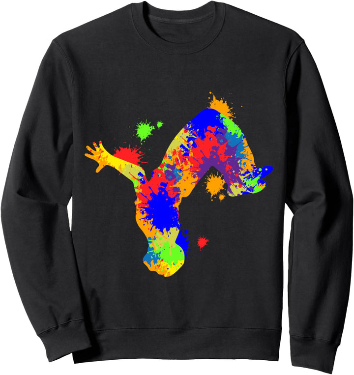 Parkour Parcouring Extremsportler Parcour Jungen Sweatshirt
