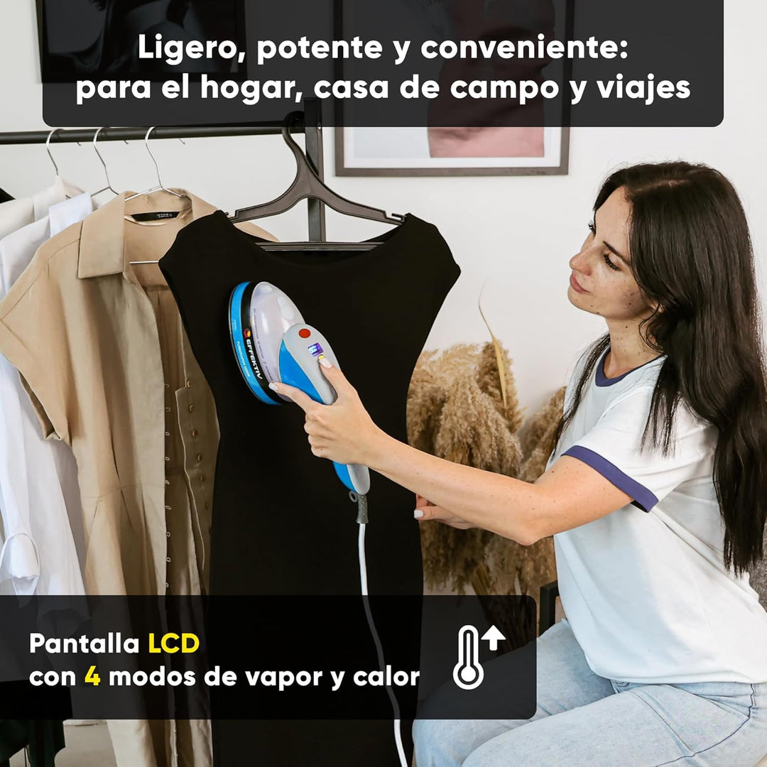 Vertikales Dampfbügeleisen EFFEKTIV TurboVapor 1050X, leistungsstarker Dauerdampf - 400 mg/min, 3-in