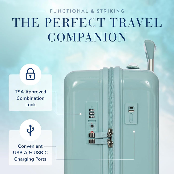 BRIC'S Positano Trolley 55 cm Light Blue 21 Inch Light Blue, 21 Inch Light Blue