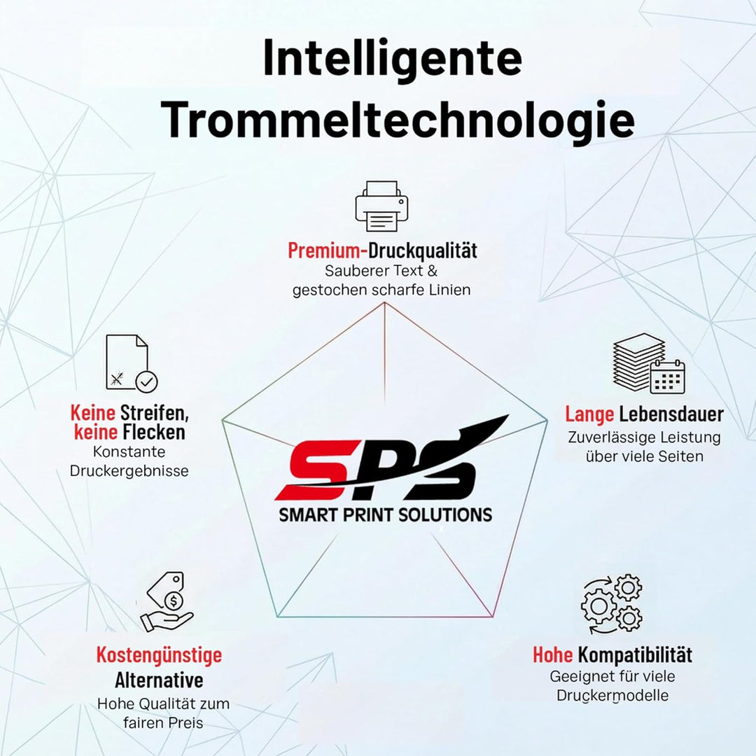 SPS Kompatibel Trommeleinheit für Brother MFC-L5700DN - DR-3400 | 1x Schwarz | 3.000 Seiten Schwarz